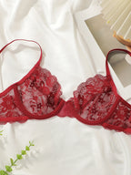 Soutien-gorge en dentelle fine pour femmes