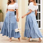 Jupes en jean femmes