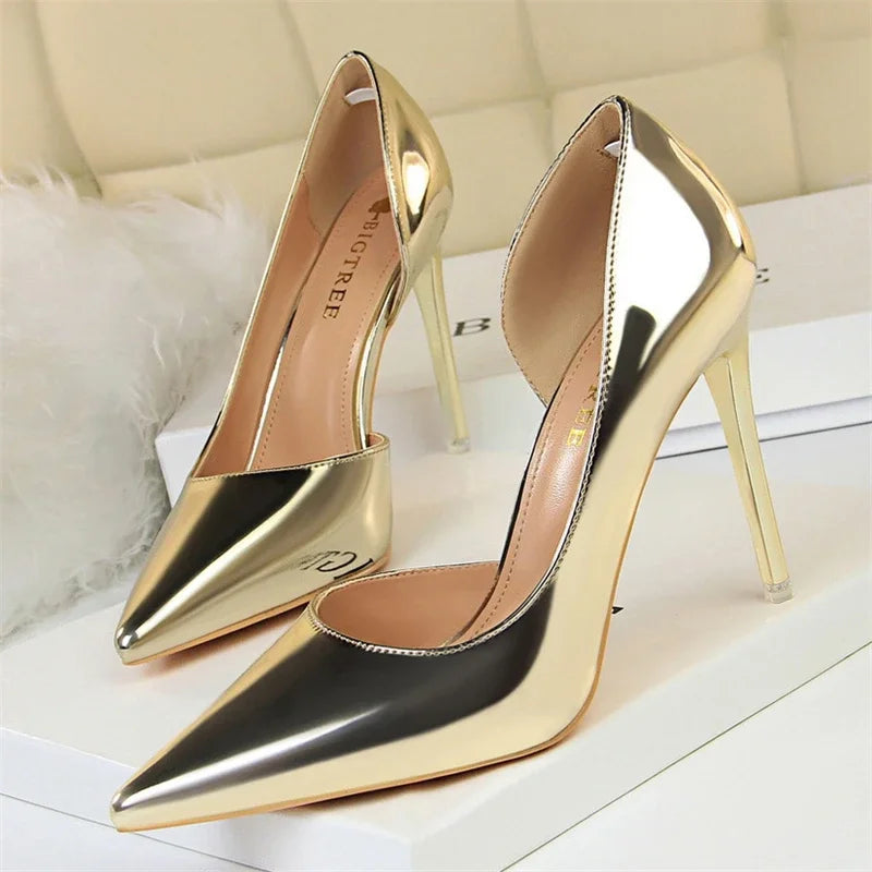 Escarpins à talons hauts et paillettes  pour femmes