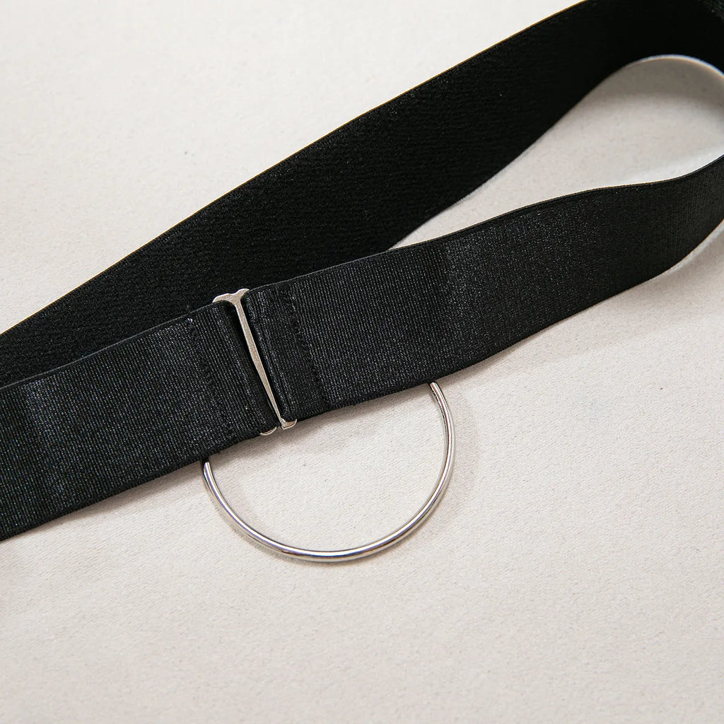 Body moulante en maille en cuir PU pour femmes