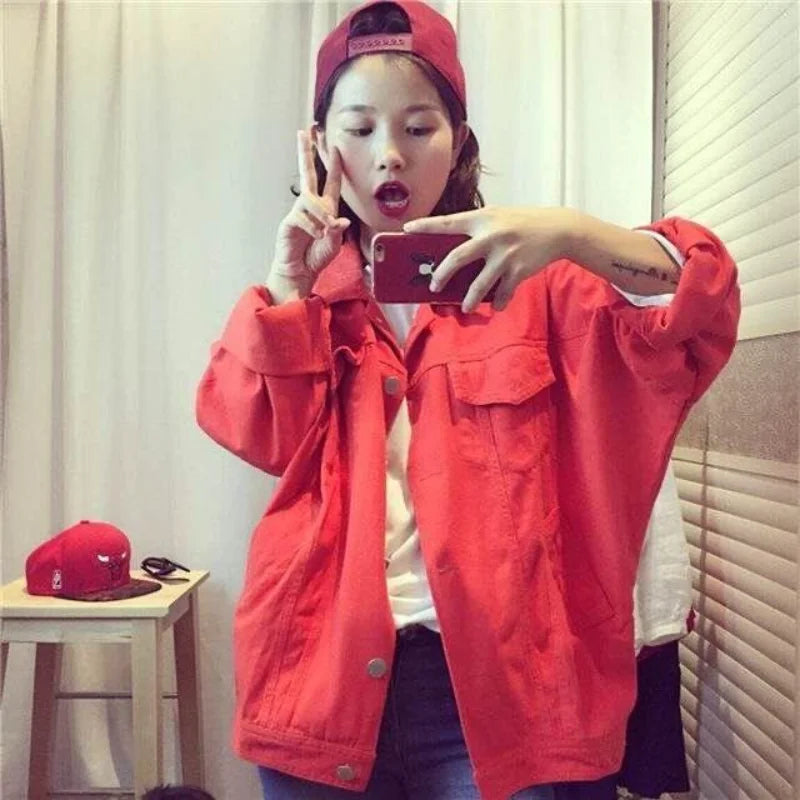 Veste en jean blanc pour femmes