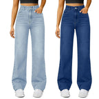 Pantalon Jean taille haute pour femmes