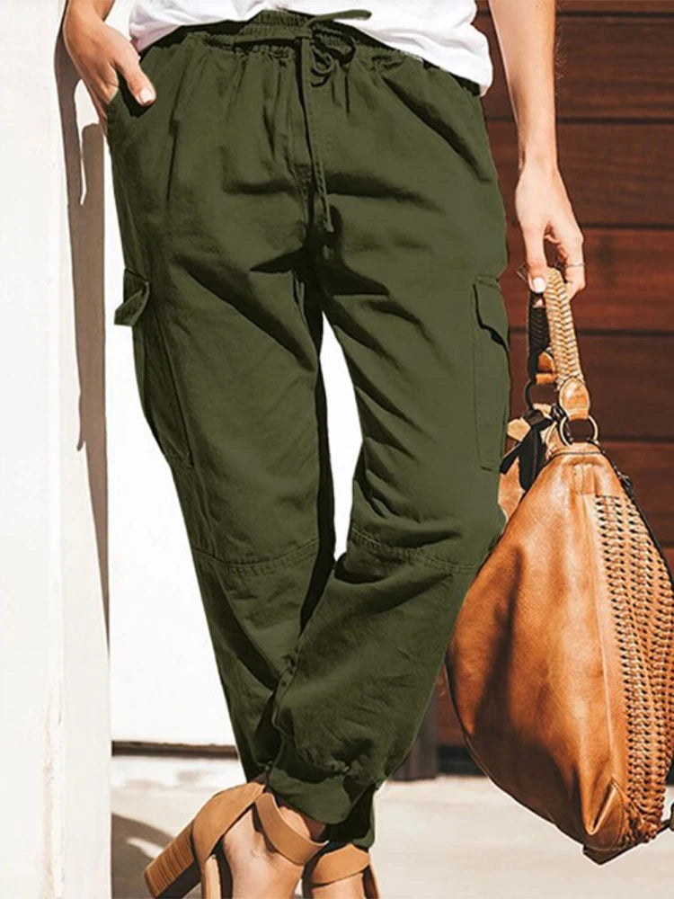 Pantalon Cargo Femme – Style Rétro Américain