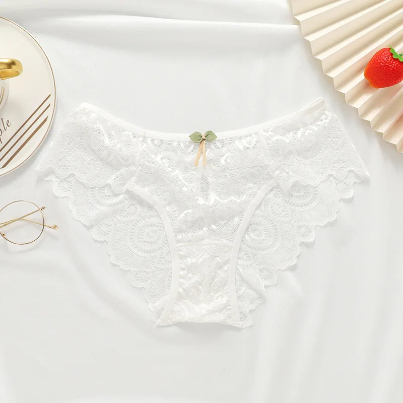 Culottes taille basse en dentelle pour femmes