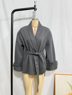 Manteau en laine tendance pour femmes