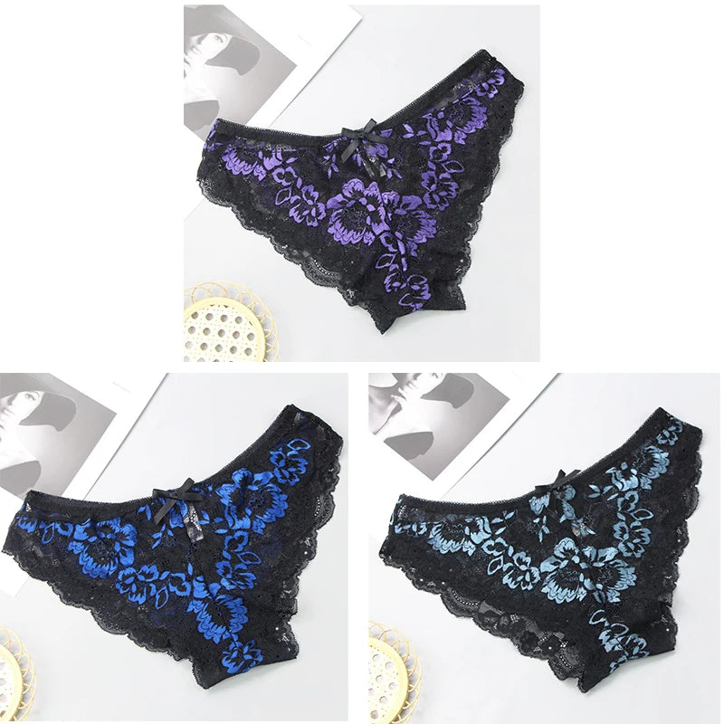 Lot de 3 culottes sexy pour femmes