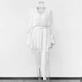 Robe mini à volants pour femmes