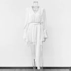 Robe mini à volants pour femmes