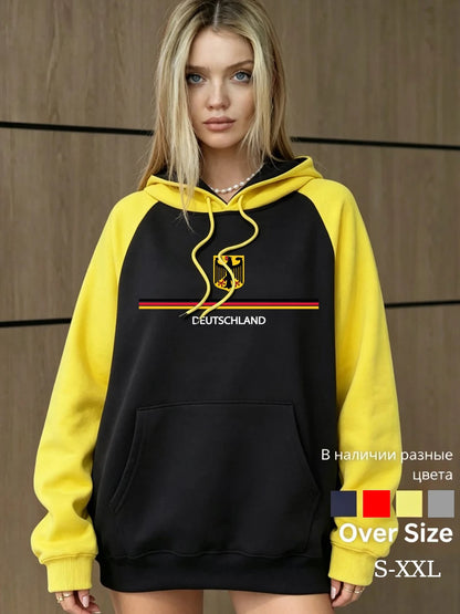Sweat à Capuche Femme – Imprimé Allemagne