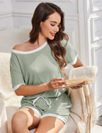 Ensemble short courts décontracté pour femmes