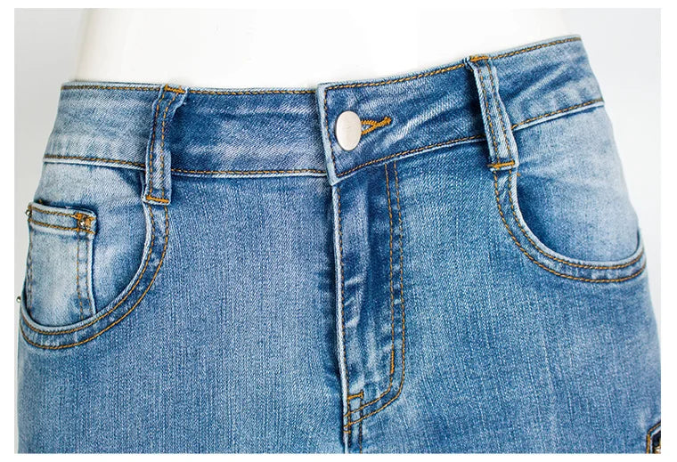 Pantalon  en jean extensible pour femmes