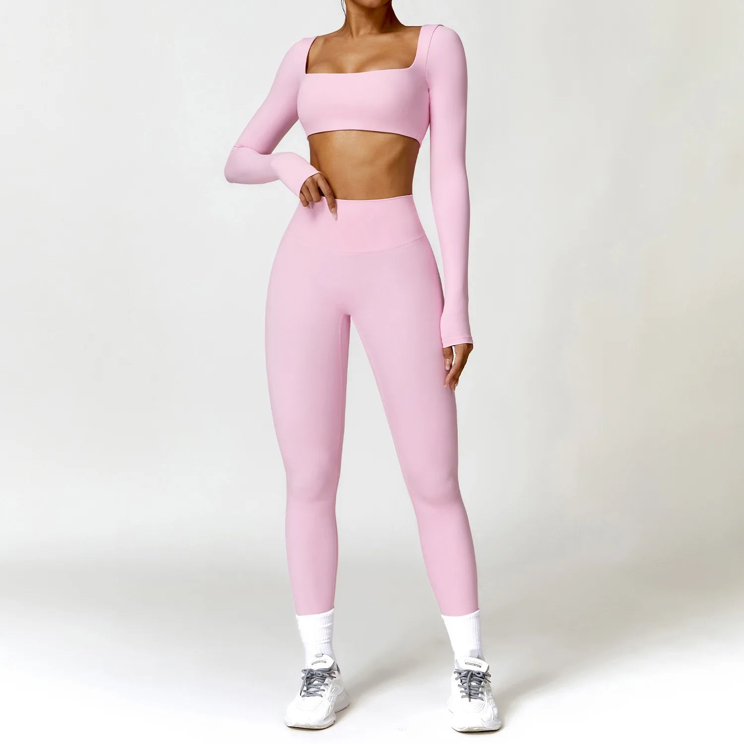 Ensemble 2 pièces de yoga sportif pour femmes