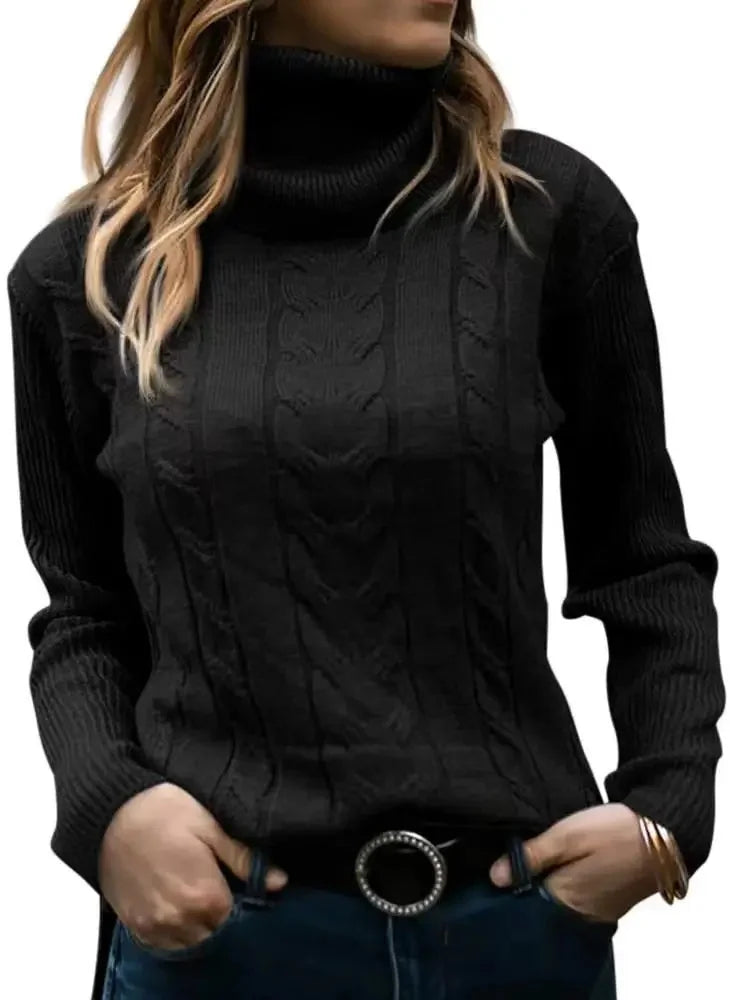 Pull tricoté vintage pour femmes