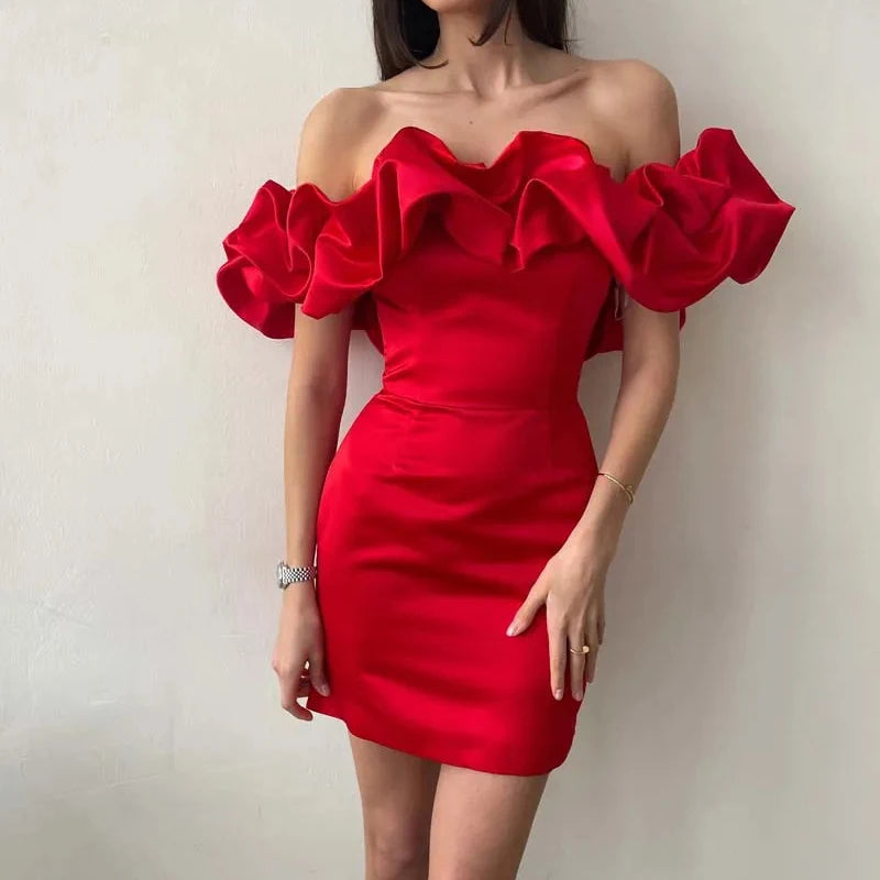 Mini robe de soirée sexy pour femmes