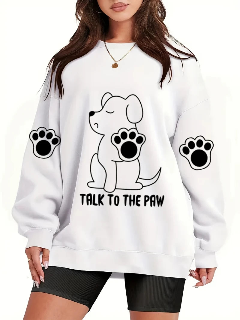 Sweat à capuche imprimé vache dessin animé Kawaii pour femmee