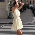 Robe mini sans manches pour femmes