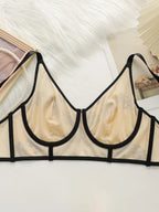 Soutien-gorge sexy en dentelle brodée pour femmes