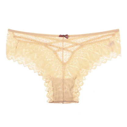 Culotte Dentelle Femme – Taille Basse et Bandes Croisées