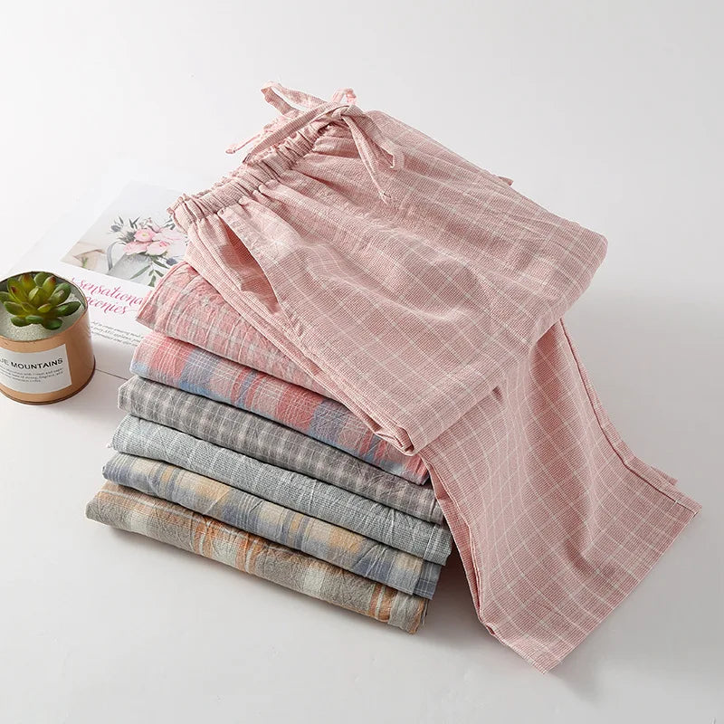 Pyjama en coton multicolore pour femmes