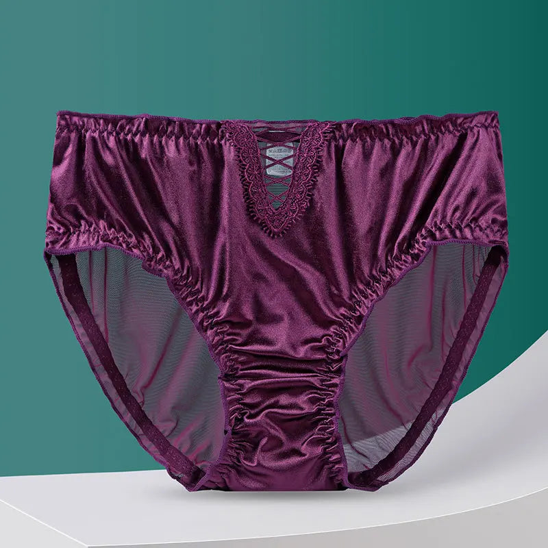 Culottes en soie et satin pour femmes