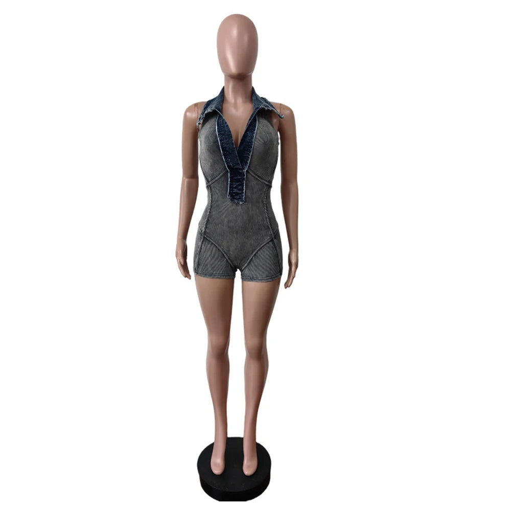 Combinaison en jean pour femmes