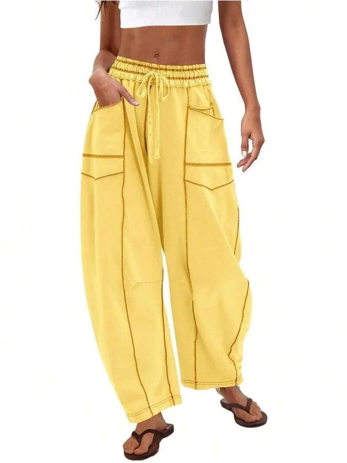 Pantalon ample à jambes larges pour femmes
