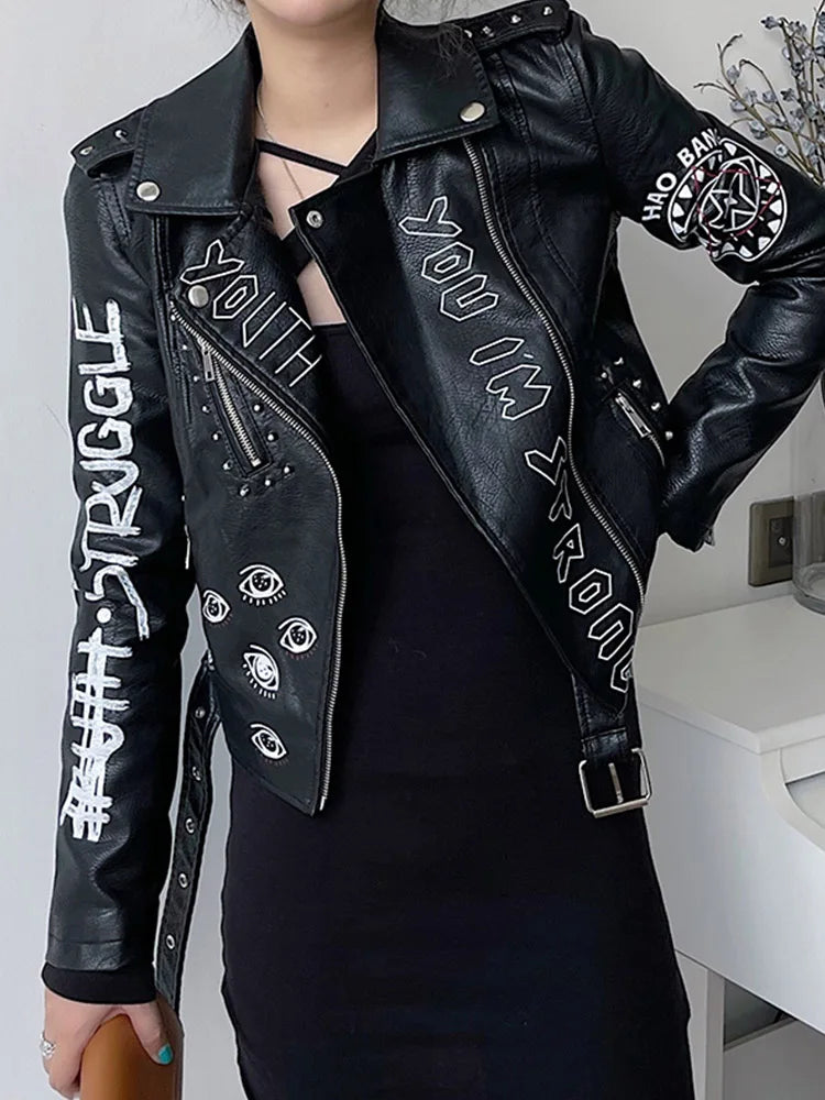 Veste courte vintage avec ceinture pour femmes
