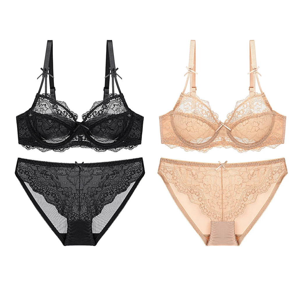 Ensemble de sous-vêtements en dentelle pour femmes