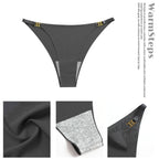 Culotte tanga taille basse sans couture pour femmes