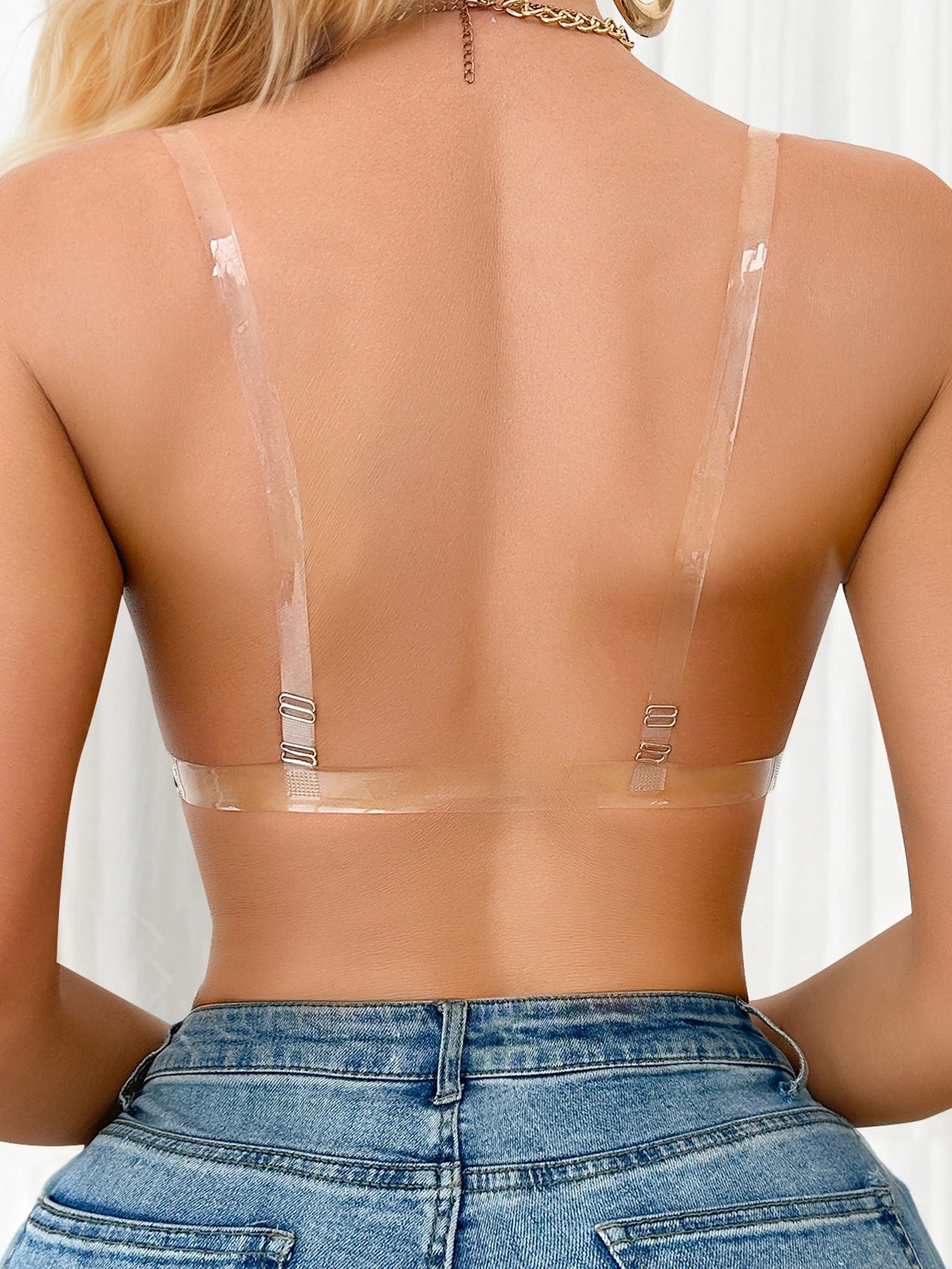 Soutien-gorge push-up sans fil noir 3/4 tasse pour femmes