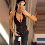 Gilet col licou pour femmes