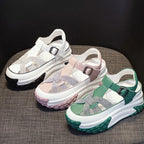 Sandales en cuir véritable pour femmes