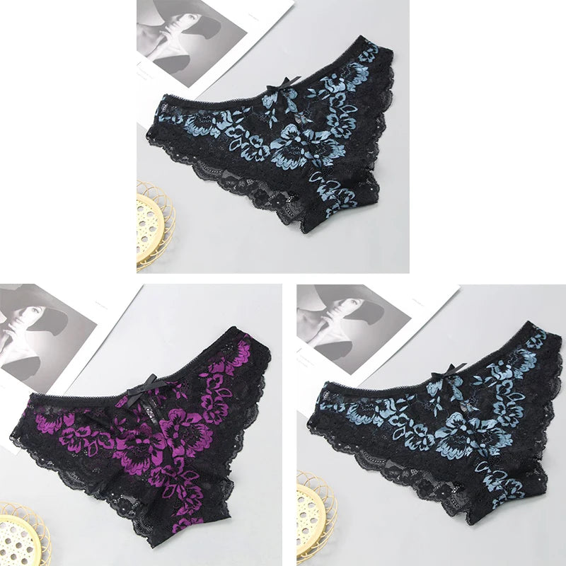 Lot de 3 culottes sexy pour femmes