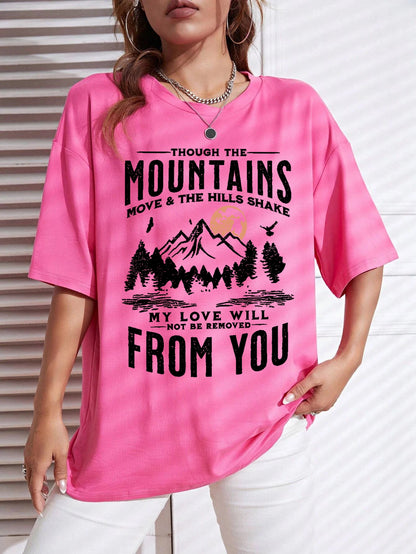 T-Shirt en Coton Grande Taille Femme – Coupe Confort