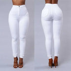 Pantalon en jean crayon pour femmes