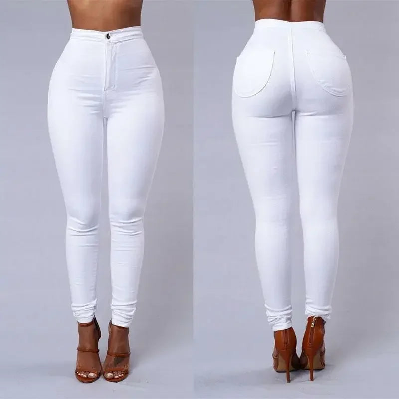 Pantalon en jean crayon pour femmes