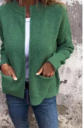 Veste à col pour femmes