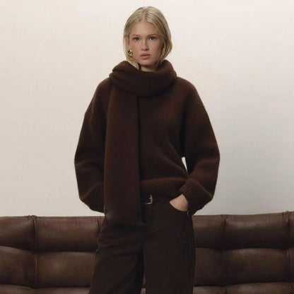Pull Tricoté Femme – Col V