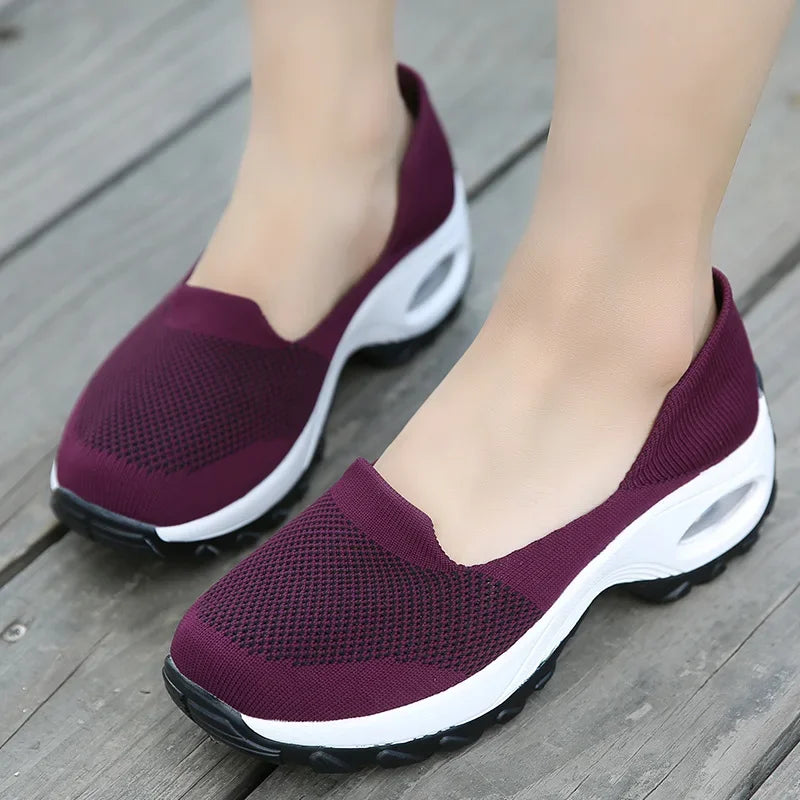 Baskets en maille respirante pour femmes