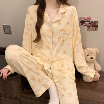 Pyjama Rose Femme – Détail Nœud