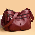 Sac à main en cuir véritable pour femmes