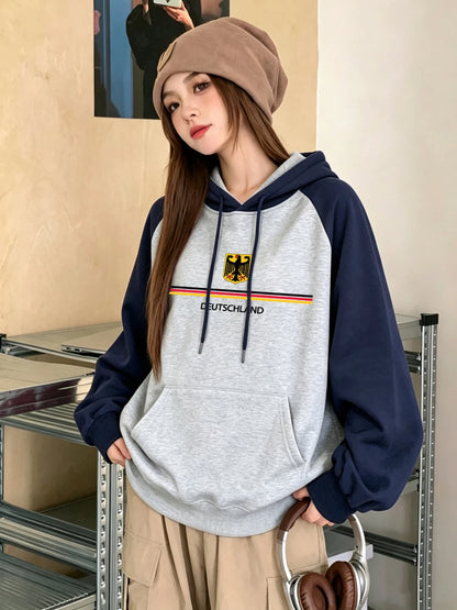 Sweat à Capuche Femme – Imprimé Allemagne