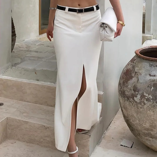 Jupe Blanche Femme – Ample et Élégante
