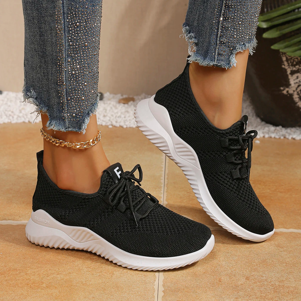 Chaussures de course légères et respirantes en maille pour femmes