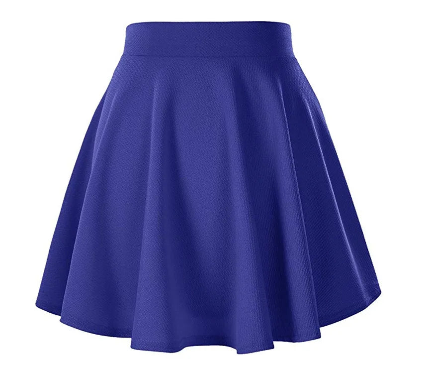 Jupes courte plissée et bouffante pour femmes