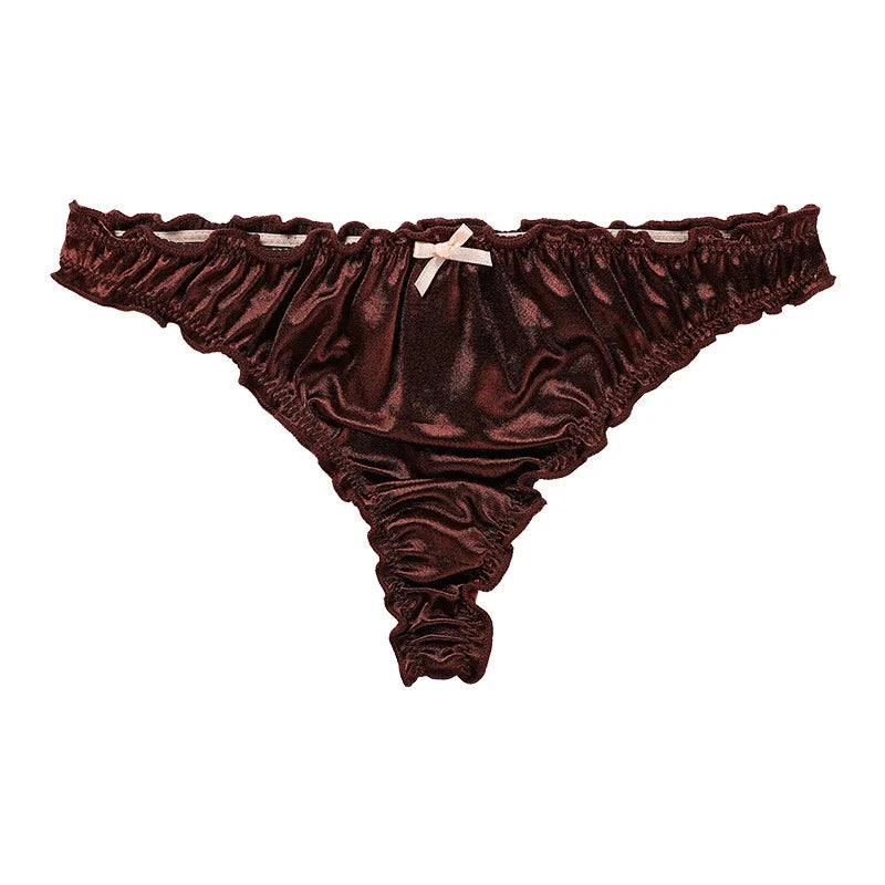 String Effet Soie Femme – Lingerie Discrète