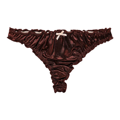 String Effet Soie Femme – Lingerie Discrète