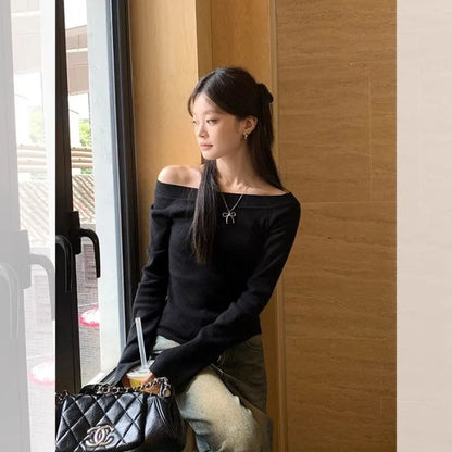 Pull Asymétrique Femme – Maille et Manches Longues