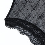 Body transparent érotique en dentelle pour femmes