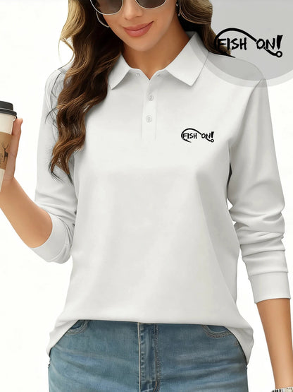 Polo Femme – Imprimé Poissons